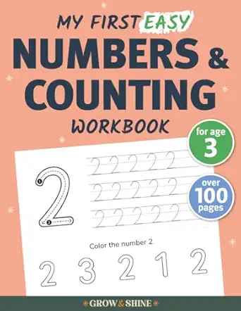Cover of My First Easy Numbers & Counting Workbook for Age 3