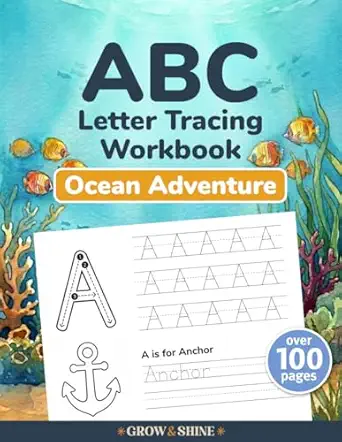Cover of ABC Letter Tracing Workbook: Ocean Adventure